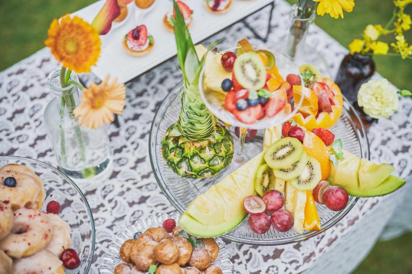 1棟貸切だからこそコースの締めくくりまでしっかりおもてなし