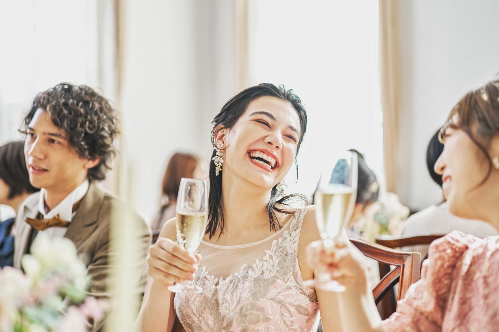 かけがえないゲストとゆったり談笑しながら