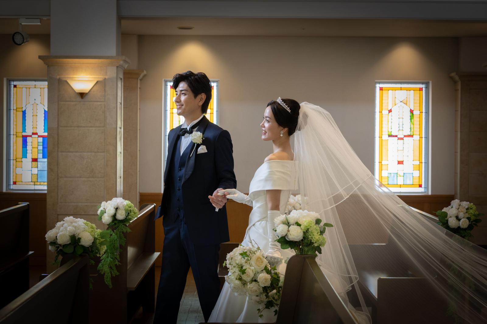 15ｍのバージンロード