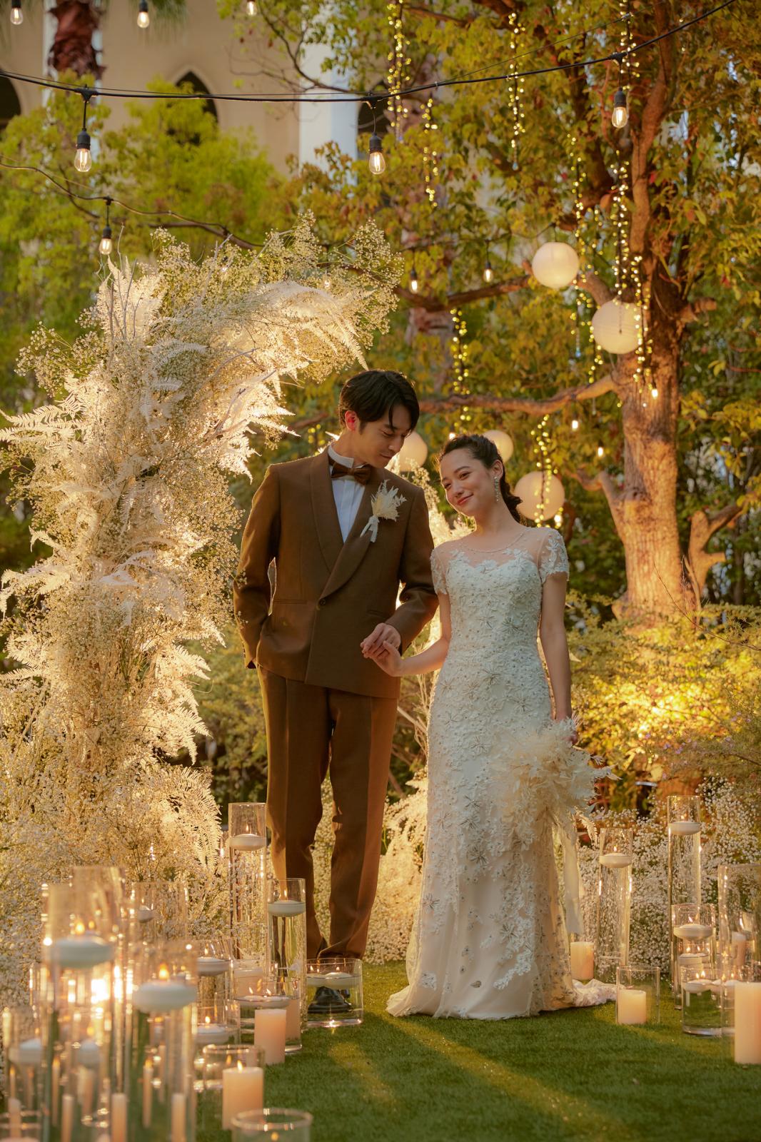 時間帯によって変わるここだけのプライベートガーデン