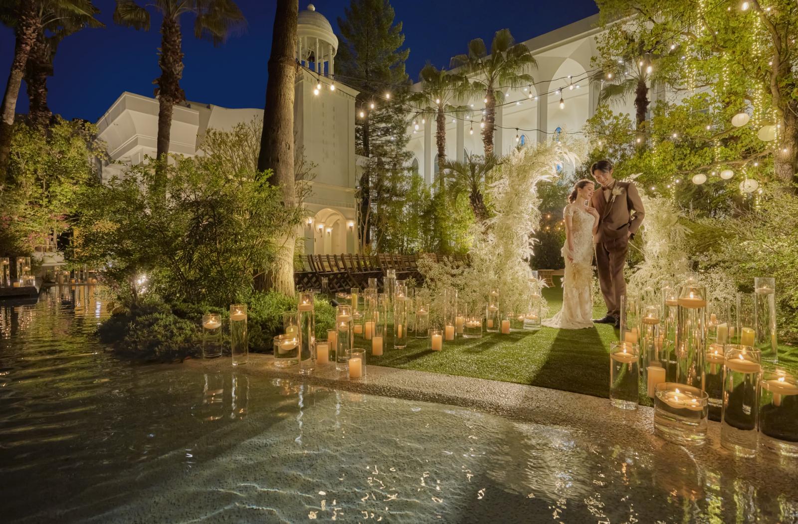 時間帯によって変わるここだけのプライベートガーデン