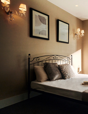 ふたり専用のブライズルームでゆったりした時間を