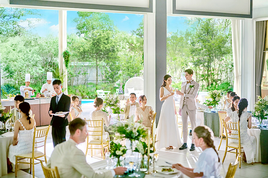 自由度◎貸切だからこそ叶うふたりらしいウエディング