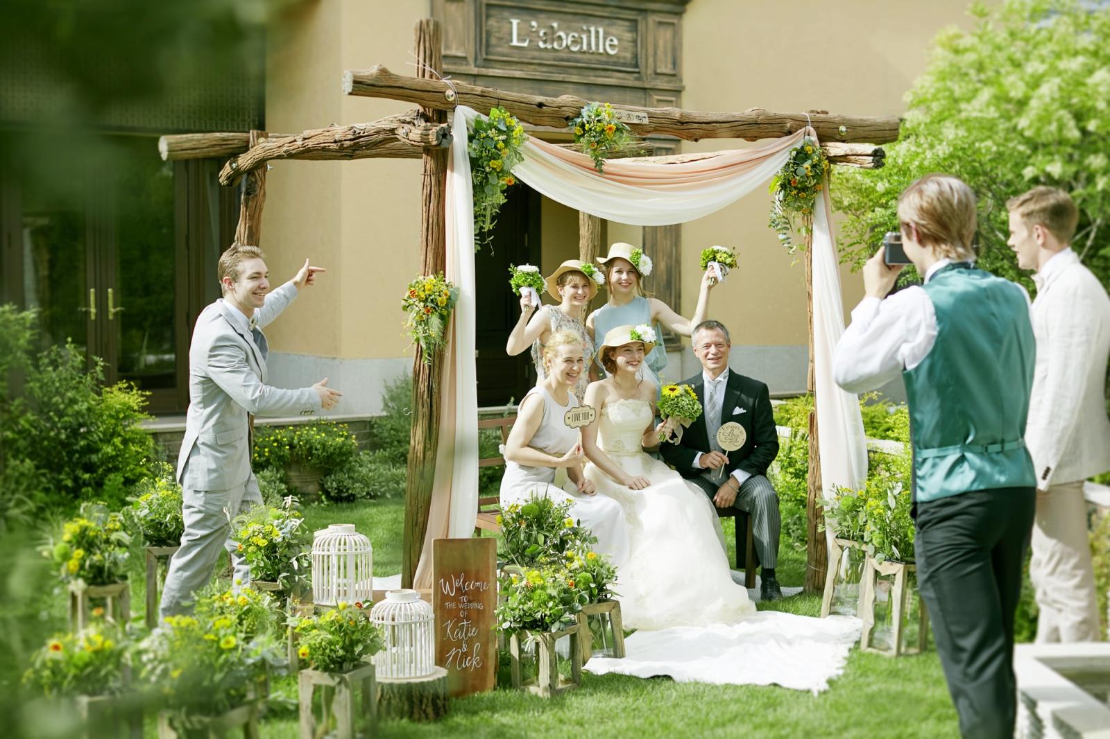 フォトブースを設けてゲストと記念撮影！