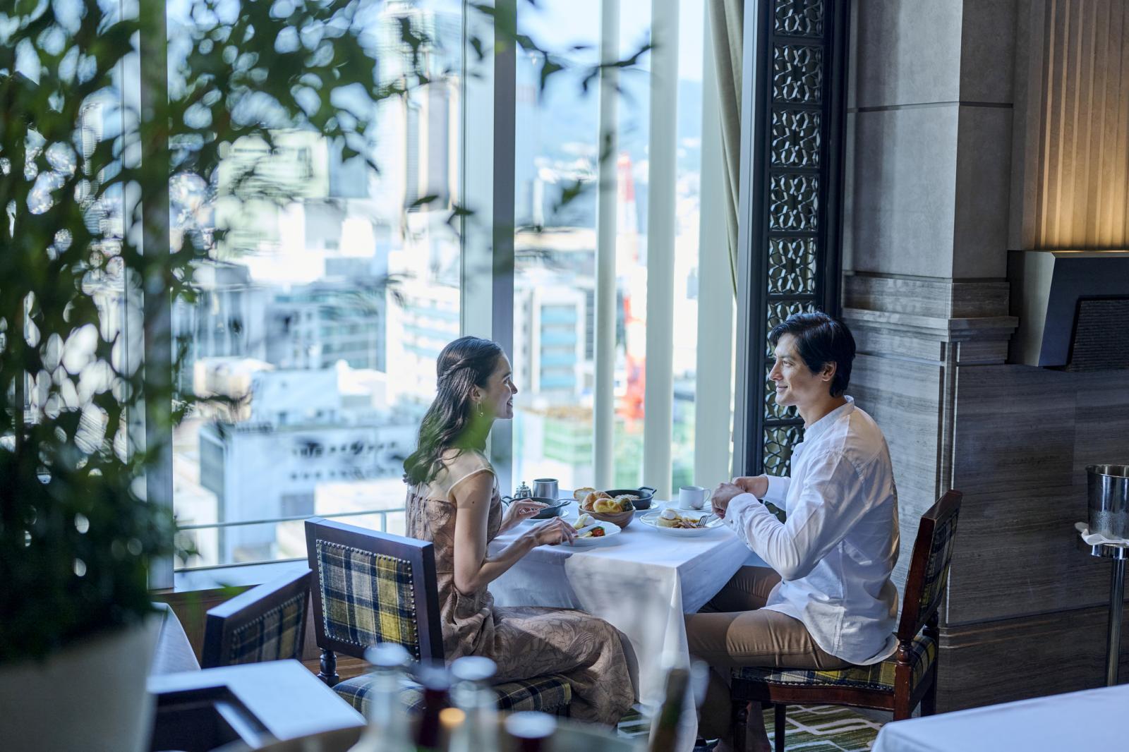 式の思い出を話しながらとる朝食もふたりにとって特別な思い出に