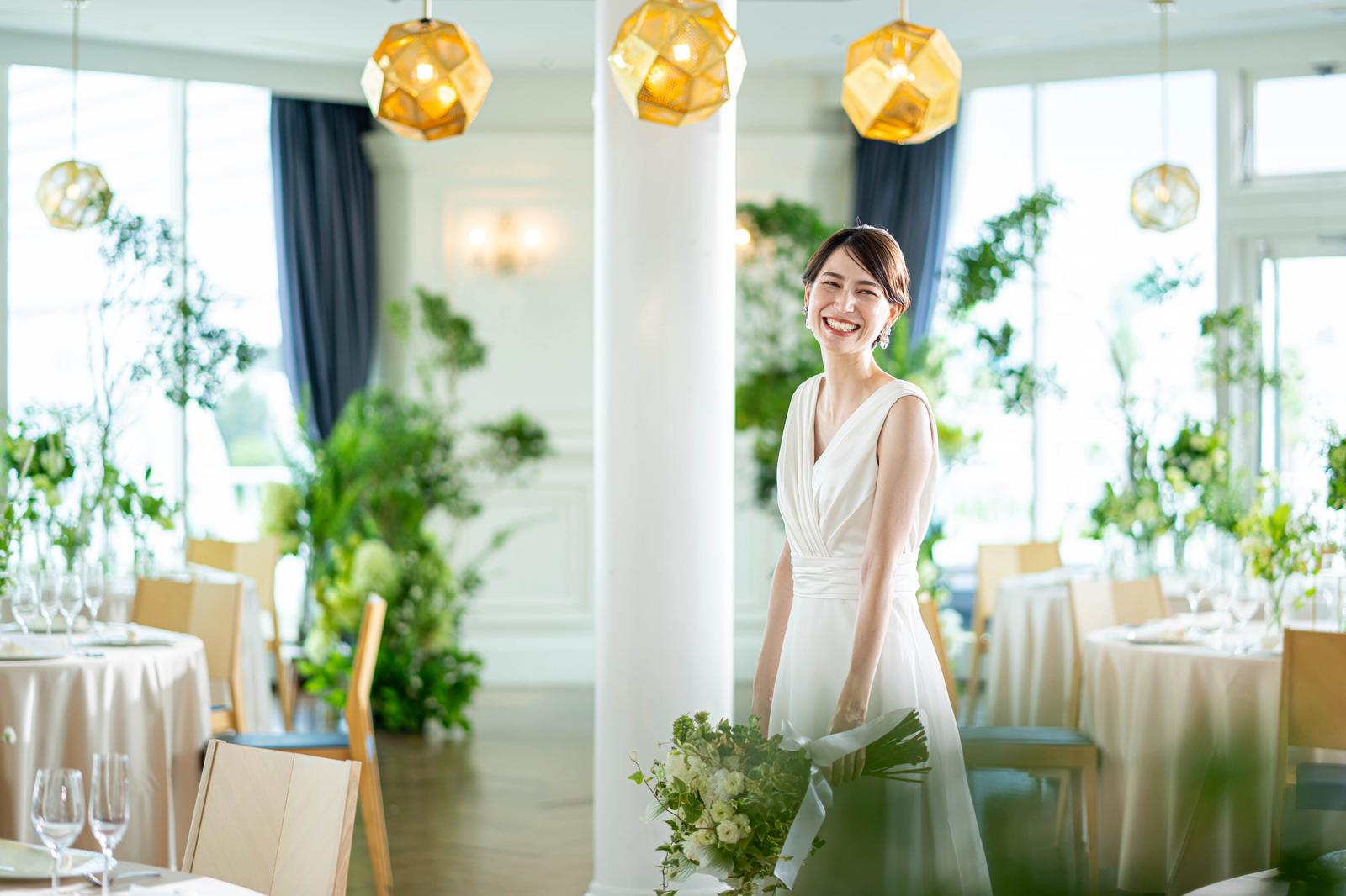 緑あふれる空間で笑顔たっぷりのお写真を