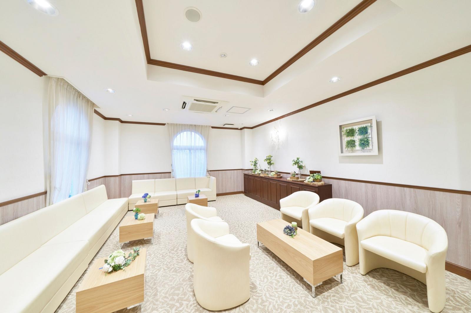 ゲストにおもてなしが出来る控室