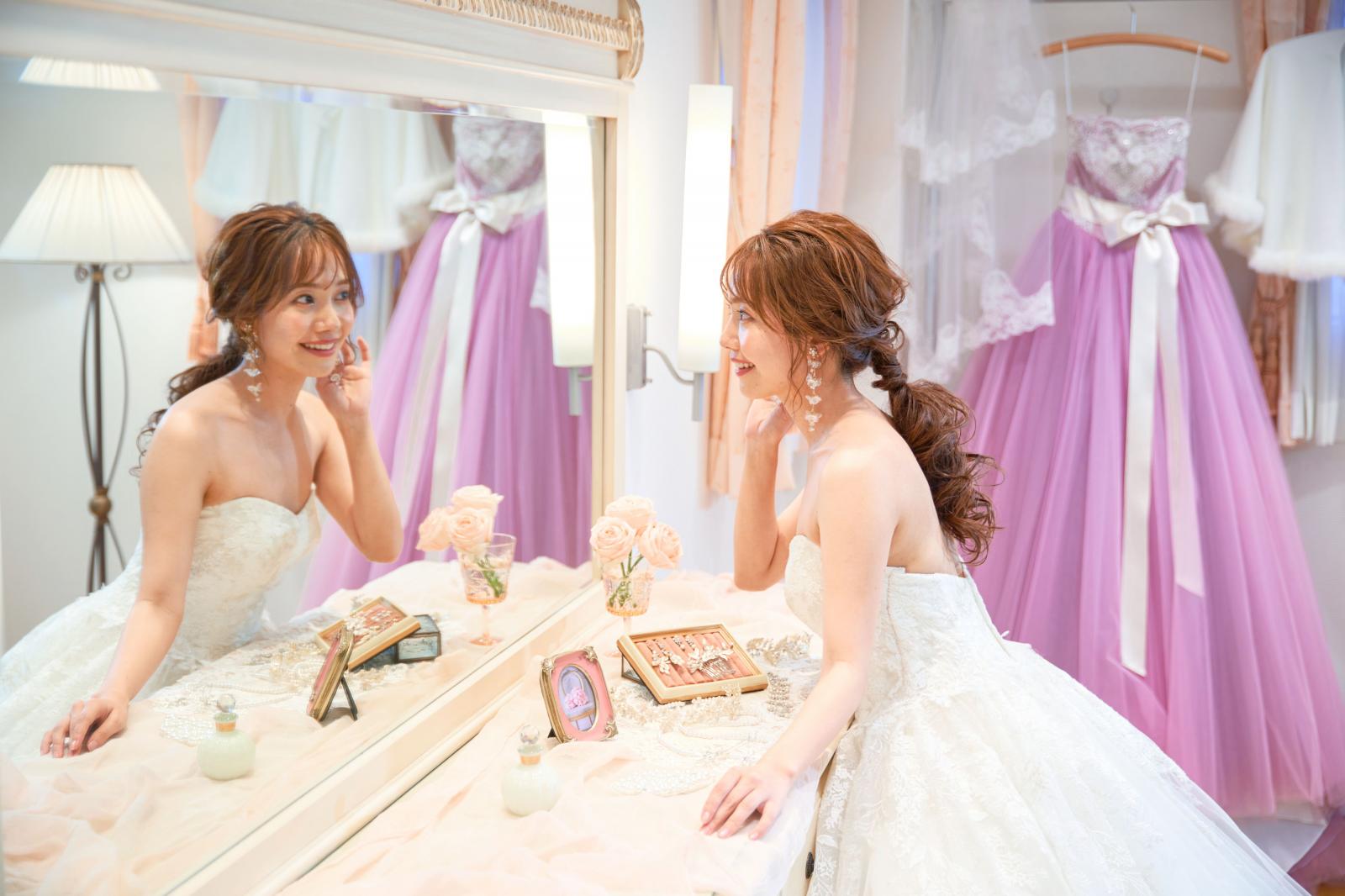 贅沢に空間を使用したブライズルーム♡