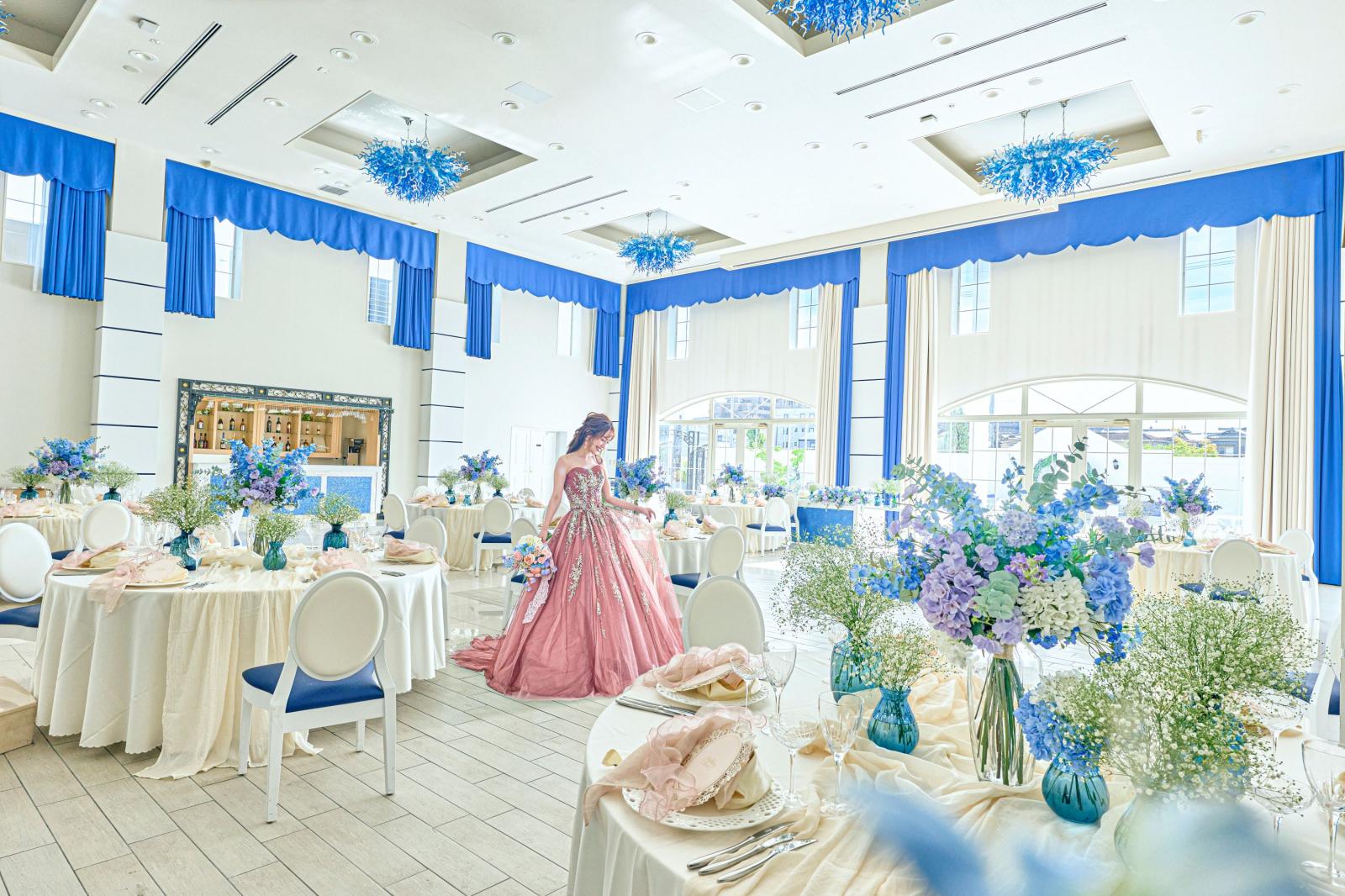 ヨーロッパを思わせる貸切邸宅リゾート会場。ゲストとともにに特別な1日を。