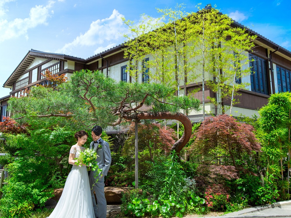 結婚式当日は京都駅から無料のシャトルバスが運行。ゲストに迷わずお越しいただける