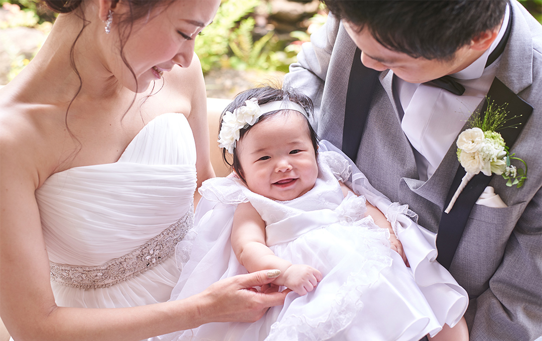マタニティの花嫁やお子さま連れのゲストに安心してご利用いただけるよう設備やサービスが充実