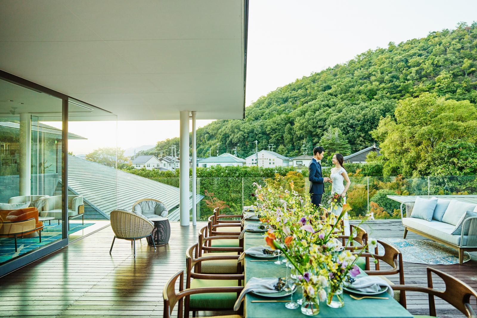 時間もゆっくりと流れるような自然を感じる場所