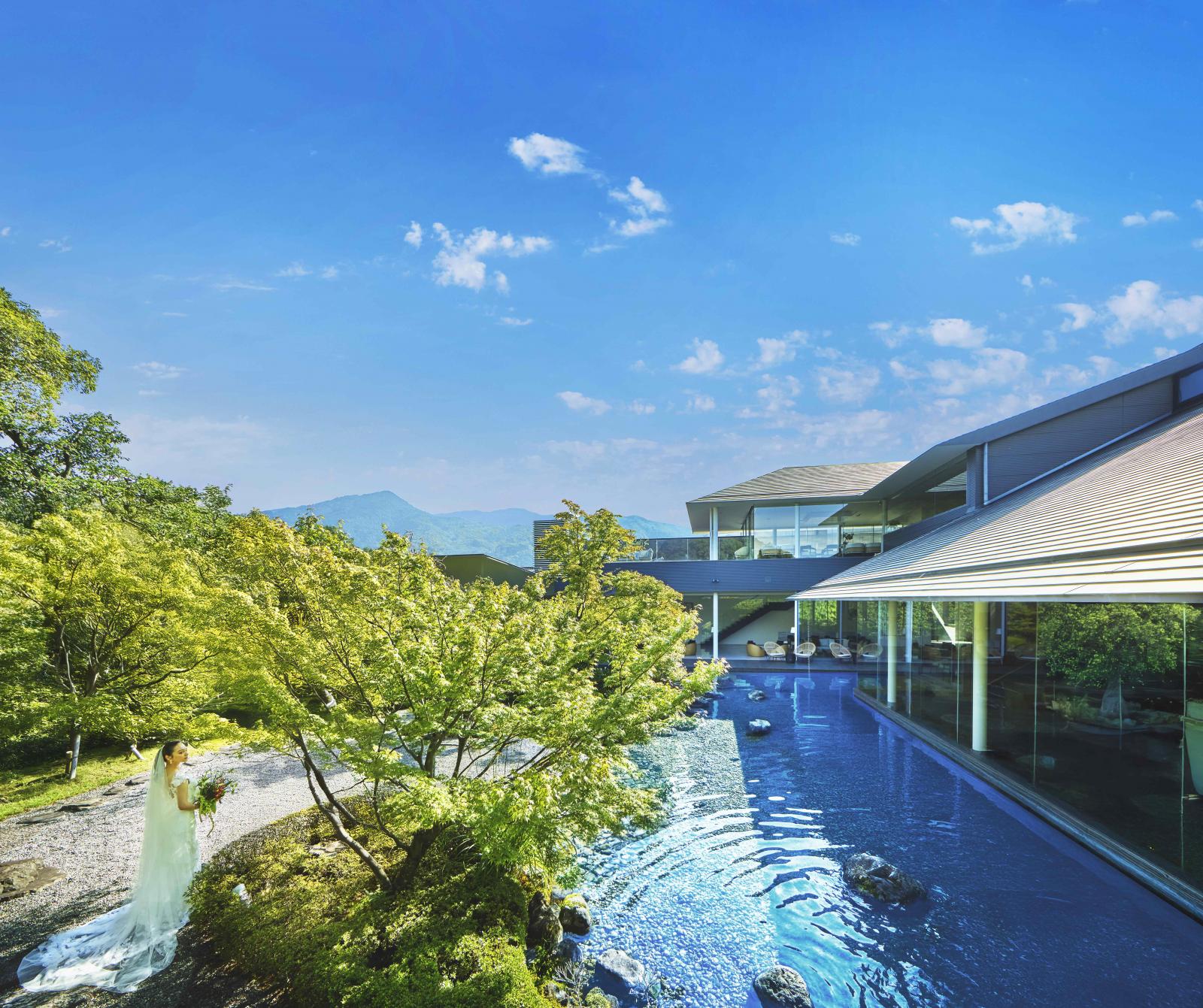 大自然に囲まれて、リラックスしたひとときを