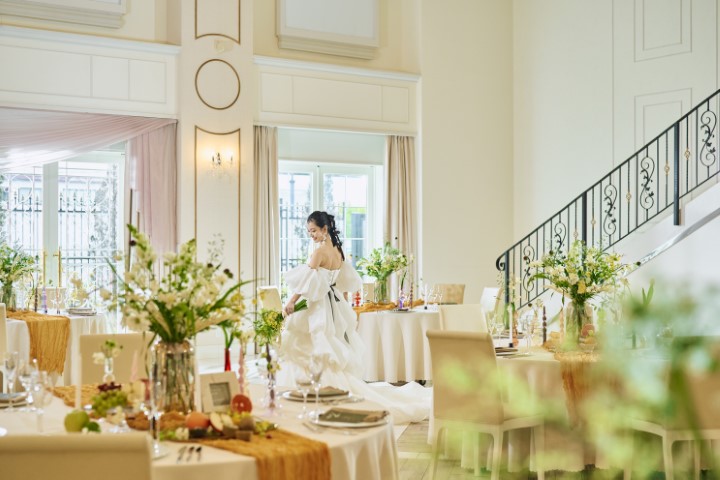 【1日1組】3つの選べる貸切邸宅で理想のふたりらしいウエディングが叶う！