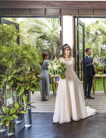 テラスまで貸し切って、アットホームな時間を！