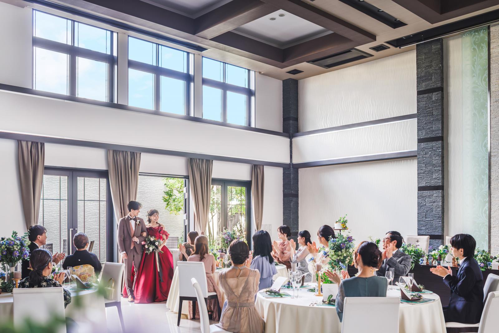 細部にまでこだわり洗練された大人モダン会場！