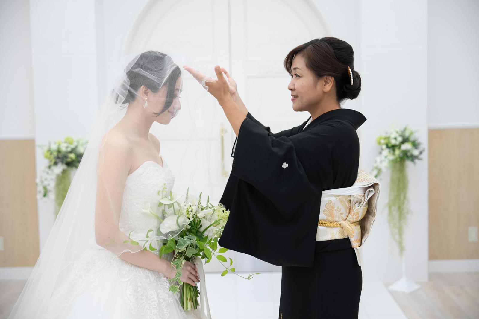 お母様へ感謝を伝えるセレモニーも感動的。