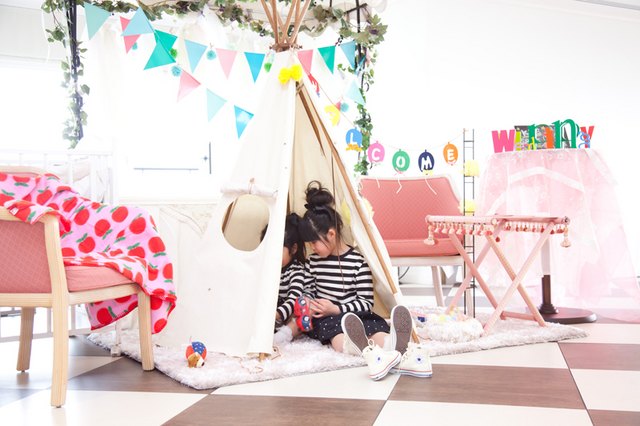 小さなお子様がいる結婚式では、披露宴の間お子様が退屈しないようにキッズスペースも準備可能