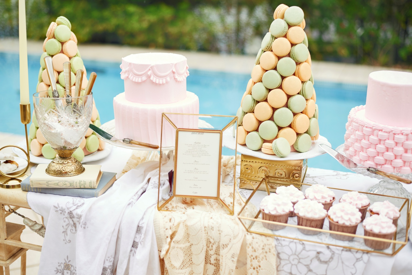 見た目も可愛いデザートでゲストとの心を掴んで♪