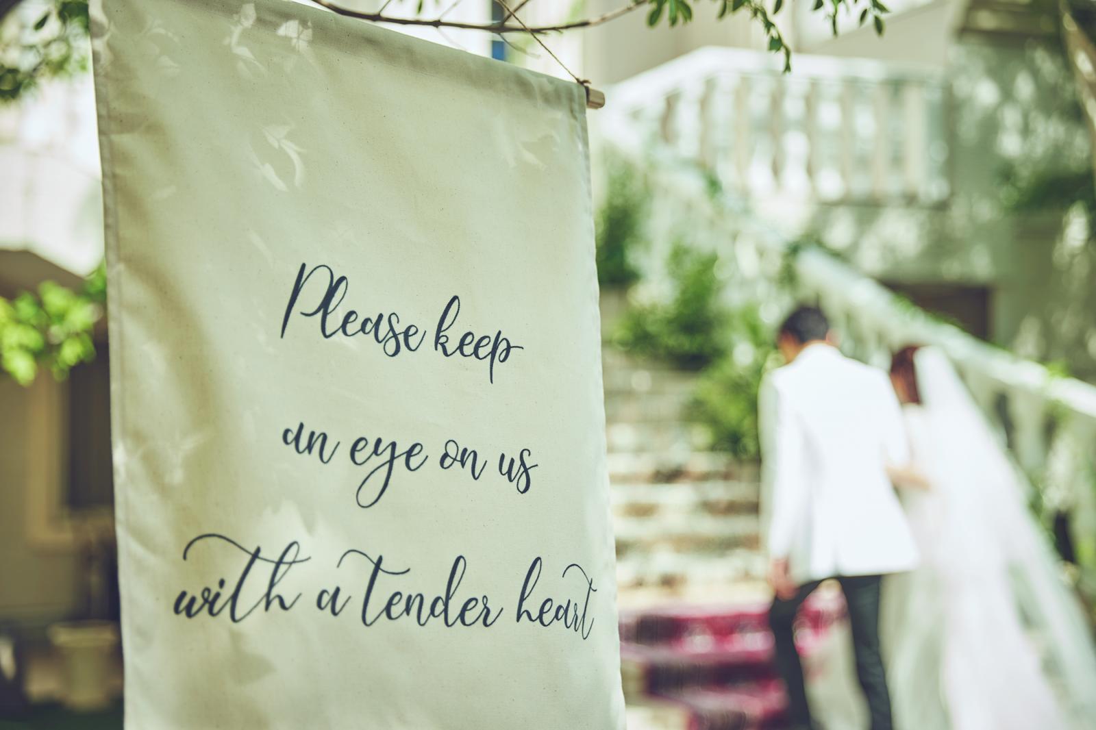 アートディレクターが在籍しているからこそ叶うオリジナルアイテム。ふたりのコンセプトに合わせてアイテムもご提案