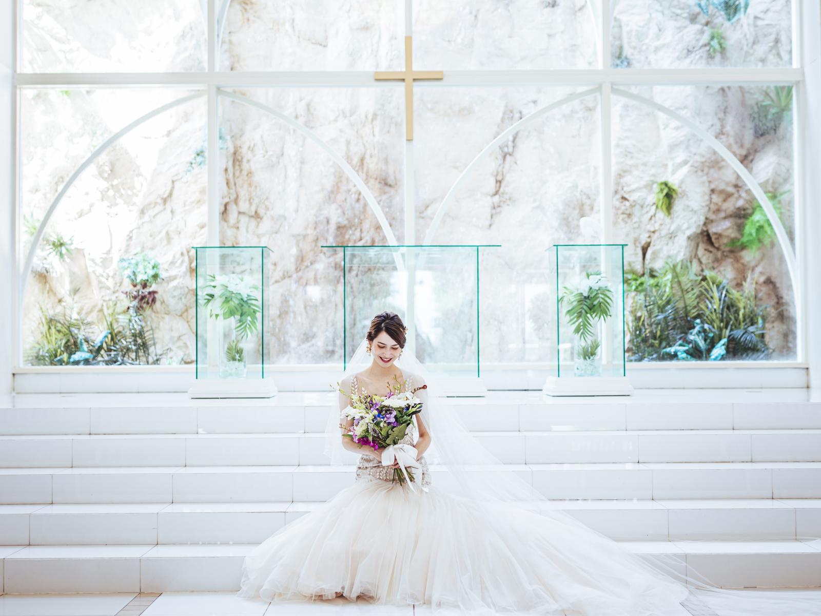 新婦様をより一層美しく魅せる、暖かな明るさ。