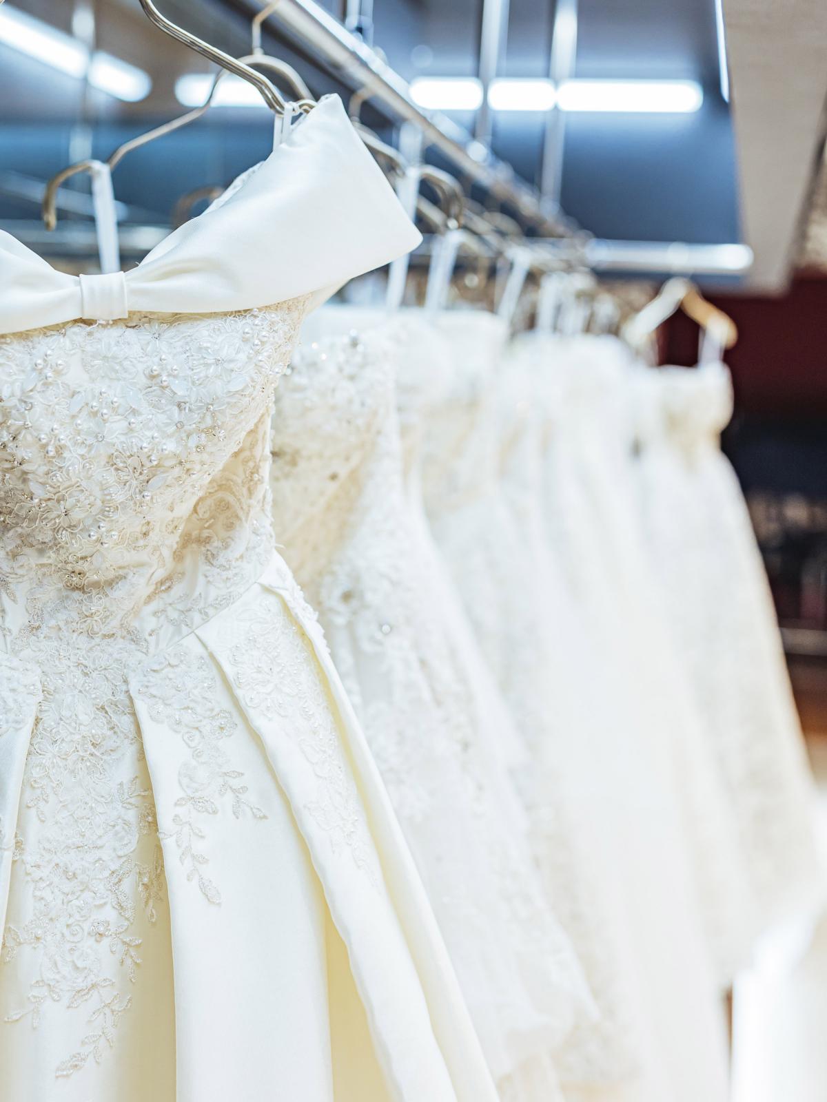 計400着以上のお衣装をご用意。お気に入りの一着が見つかるはず。