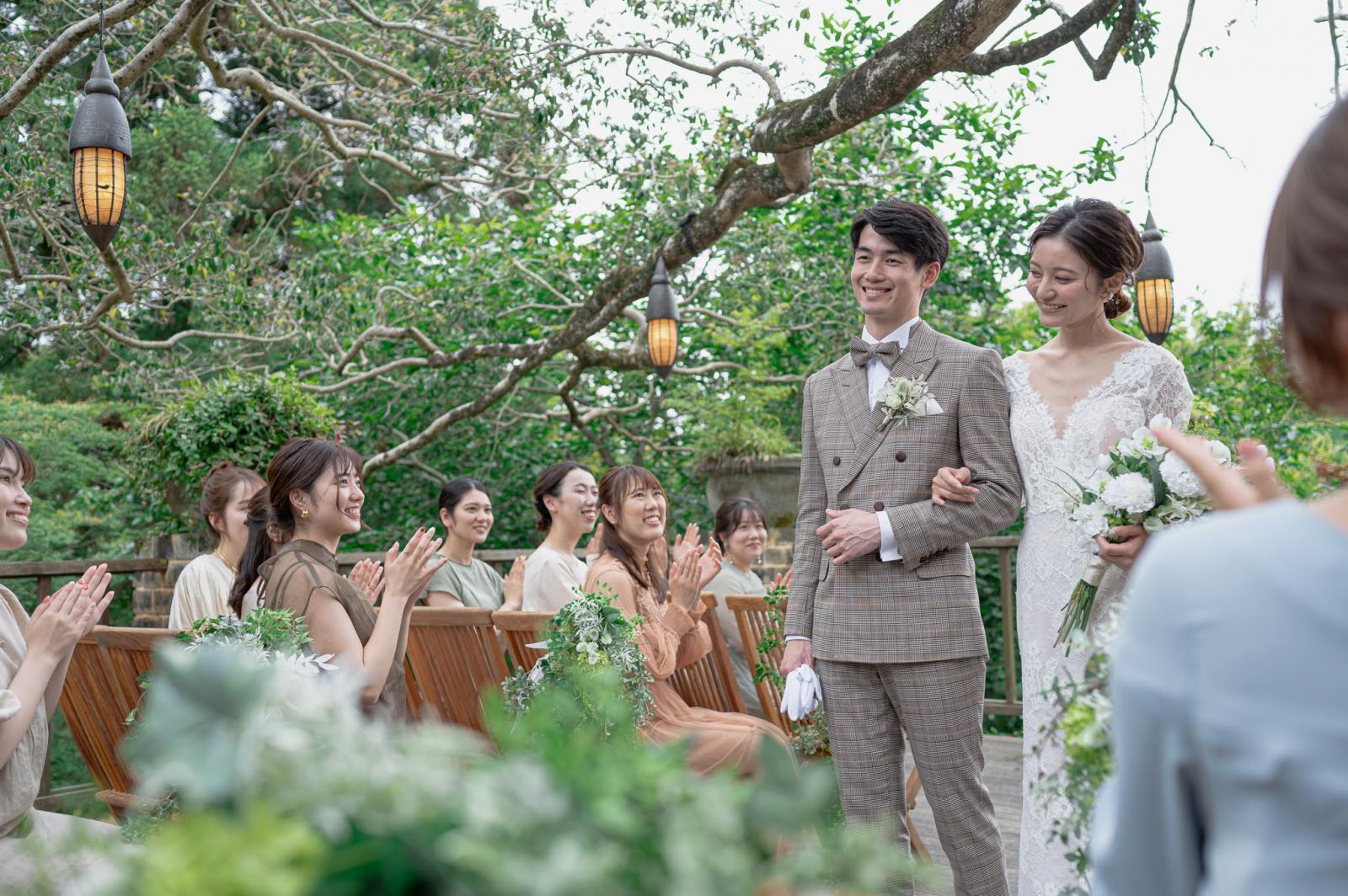 奈良の象徴的な大自然の空間で迎える特別な一日