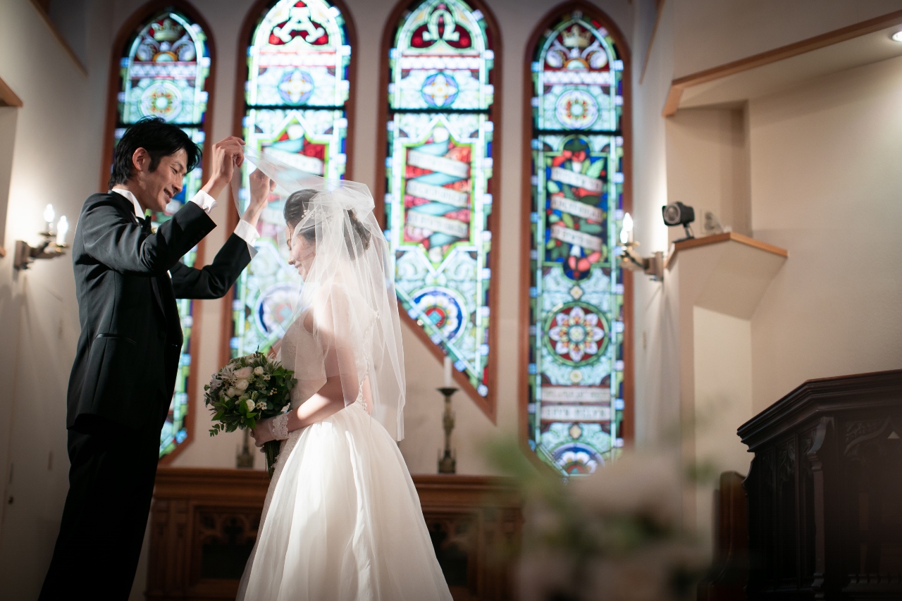 緊張のベールアップ