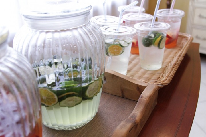 夏はクールドリンクでさっぱりと♪