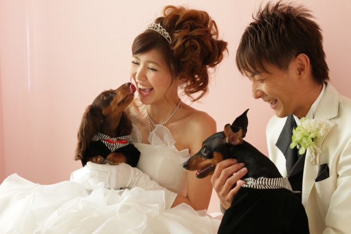 ペットと挙式撮影が可能☆