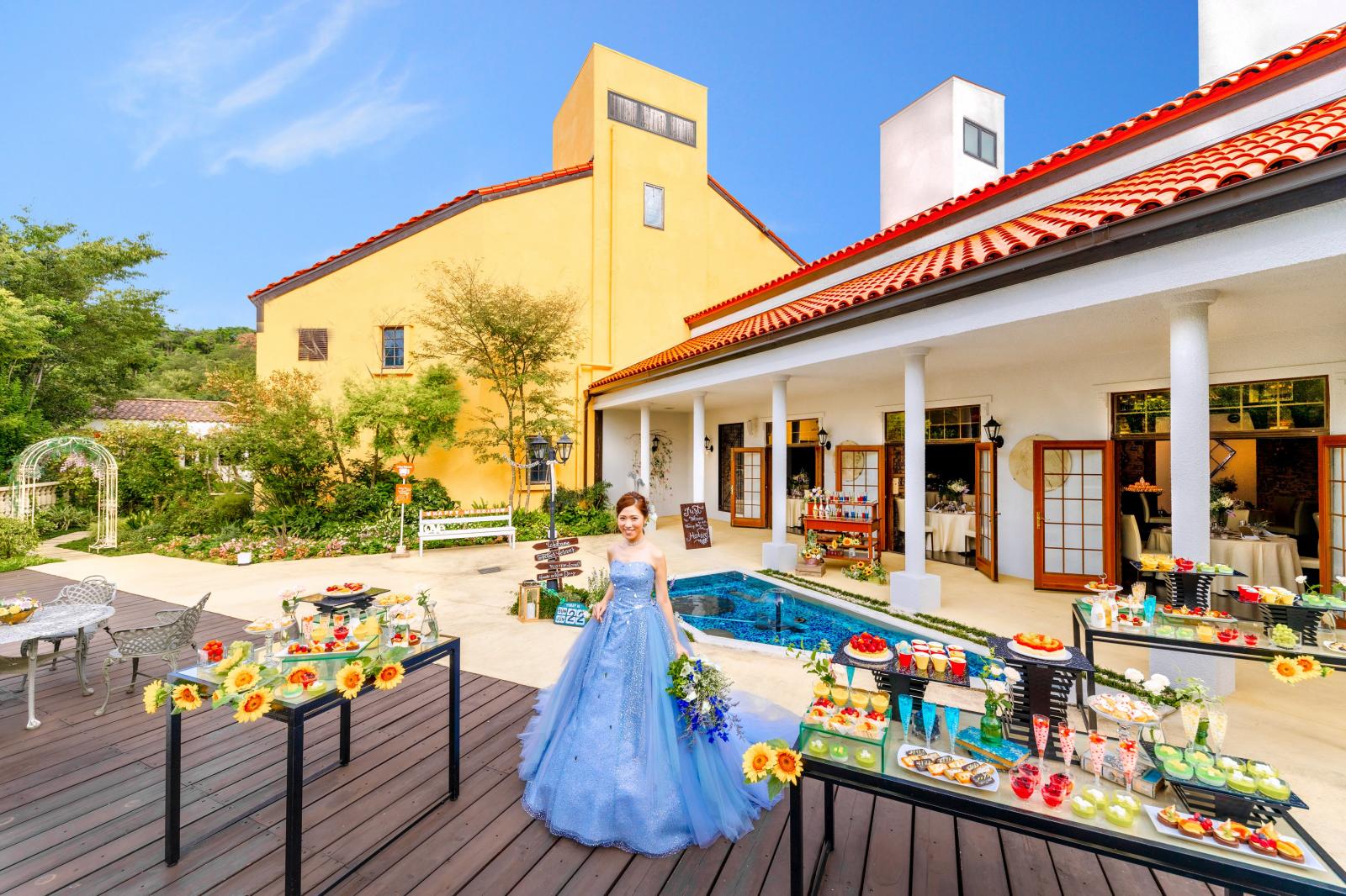 ガーデンでスイーツブッフェを楽しもう