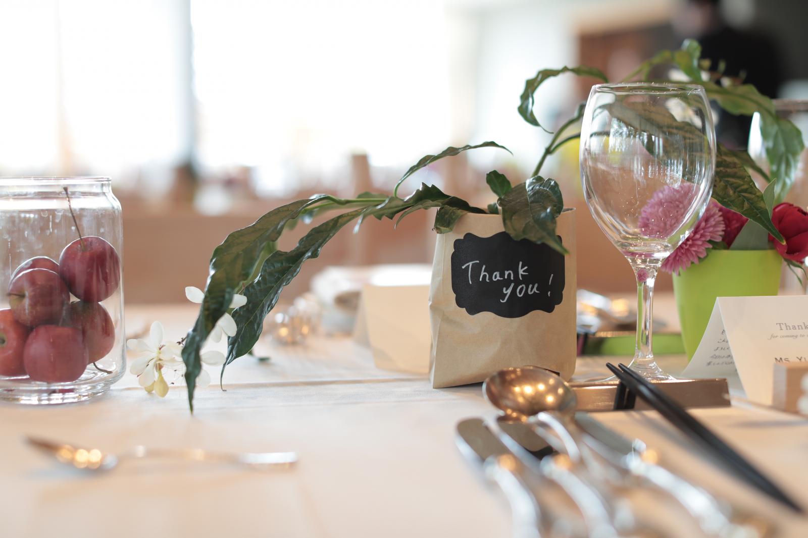 会場は専属のコーディネーターにお任せ！直接の打ち合わせでお2人の想いがとびっきりオシャレに形になる！