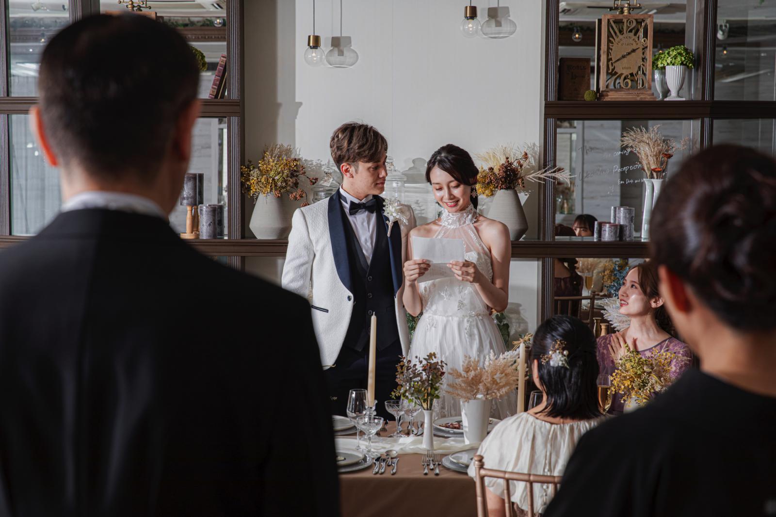 大切な家族や限られたかただけを招待する結婚式