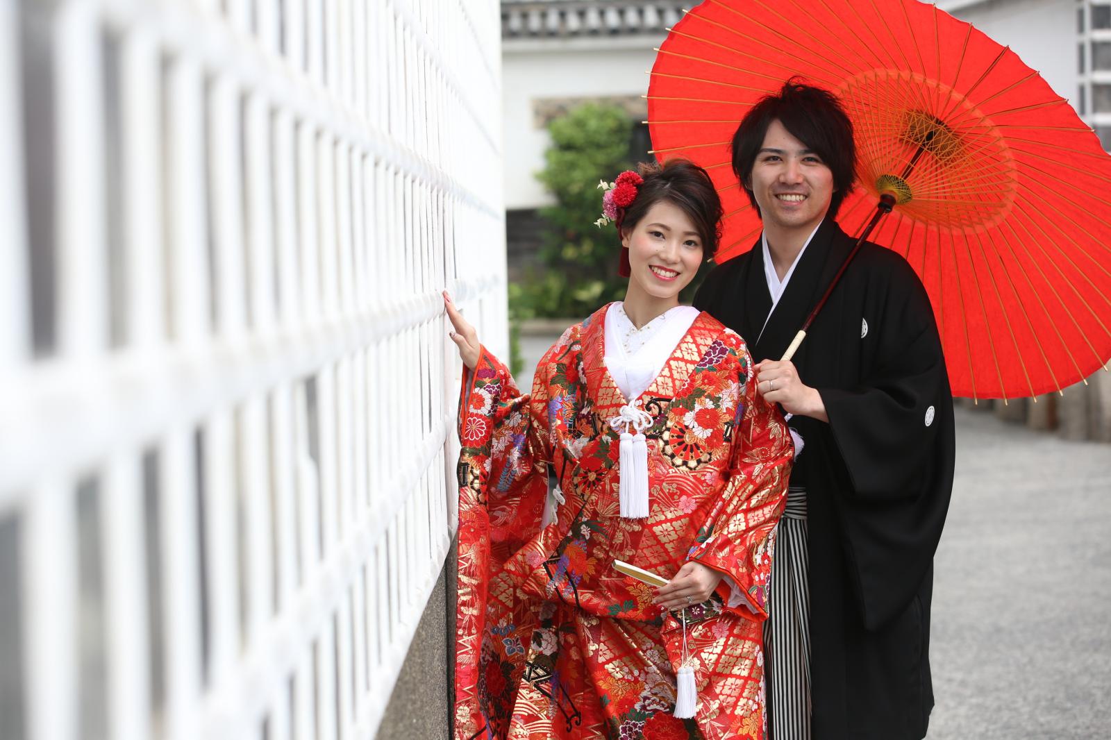 美観地区でのロケーション前撮り