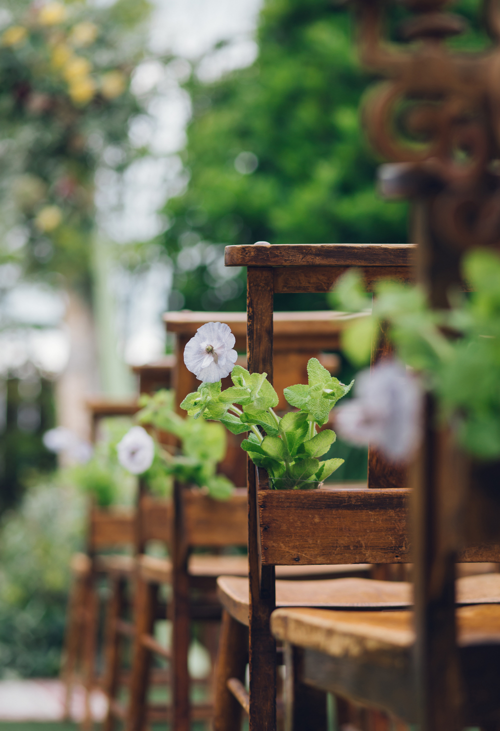 ナチュラルな空間での結婚式