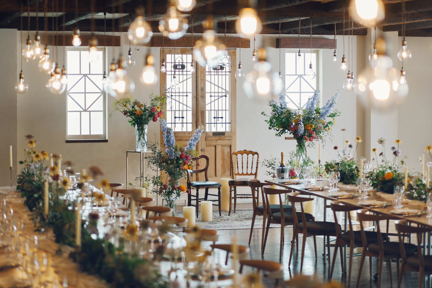 細部までこだわれる披露宴会場