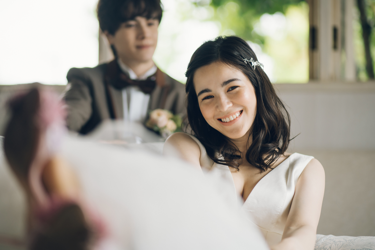 思わずでる笑顔