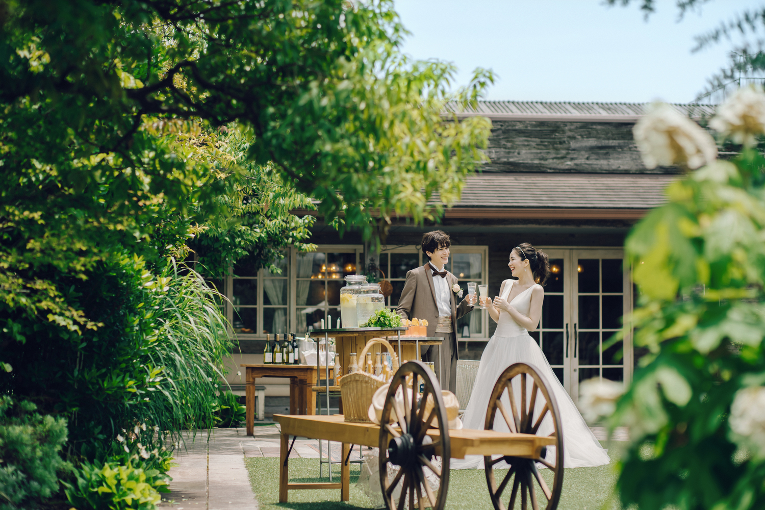 自然に囲まれながら過ごすせる時間