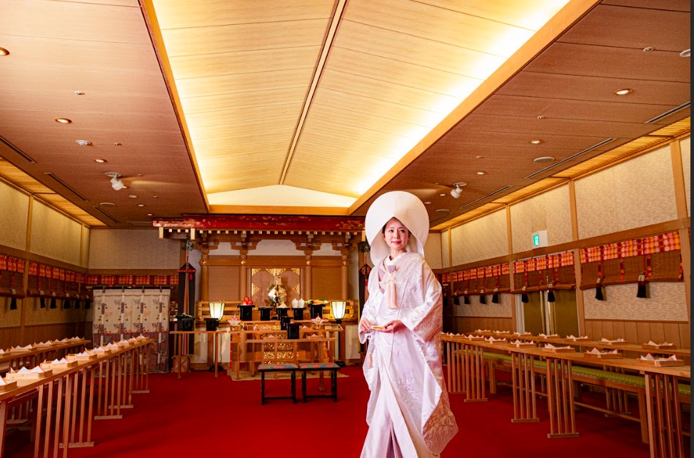 荘厳な神殿で行う印象深い挙式