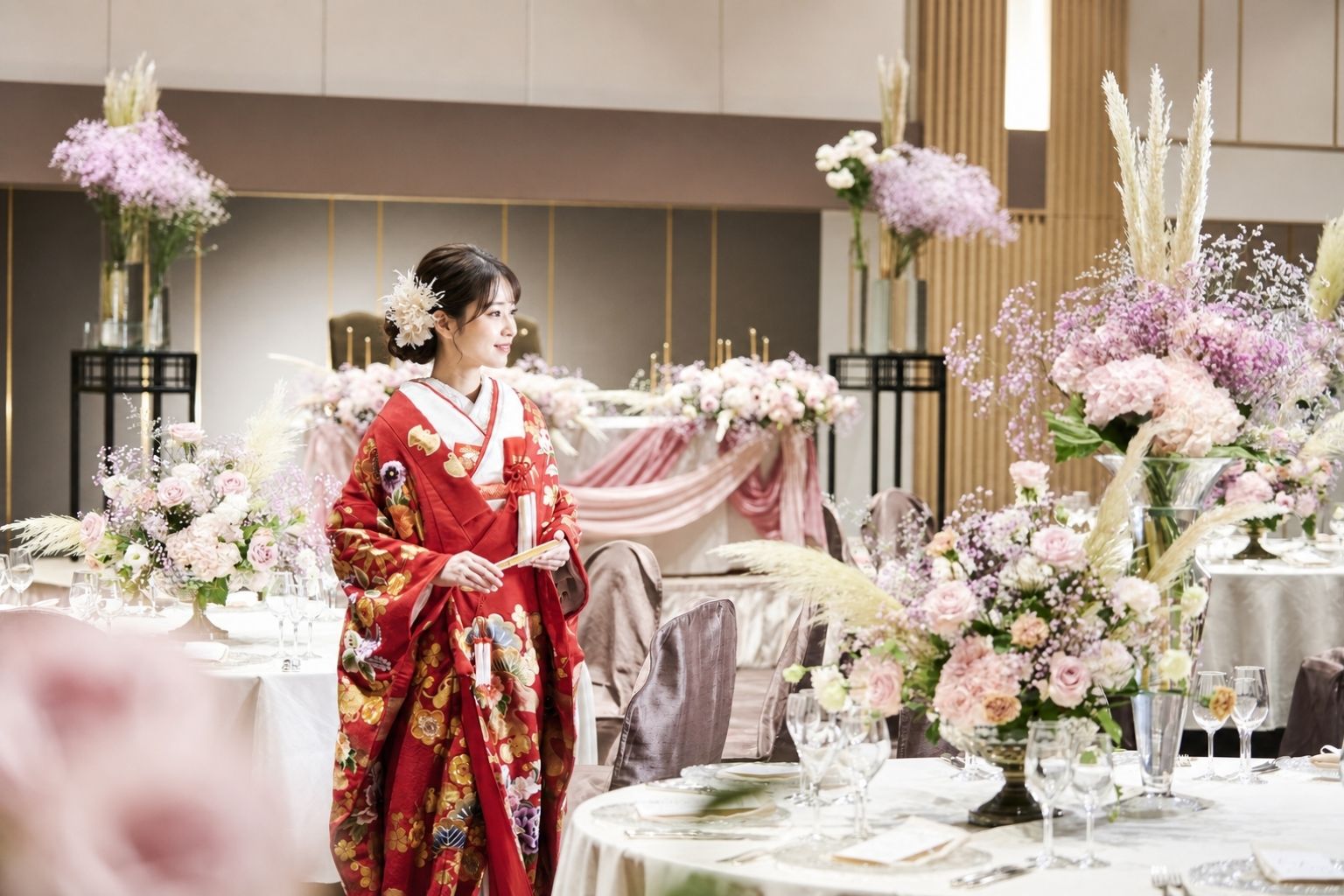 こだわりの衣裳を身にまとって、今日、みんなに祝福される私になる