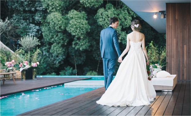 本物の自然が近い結婚式場