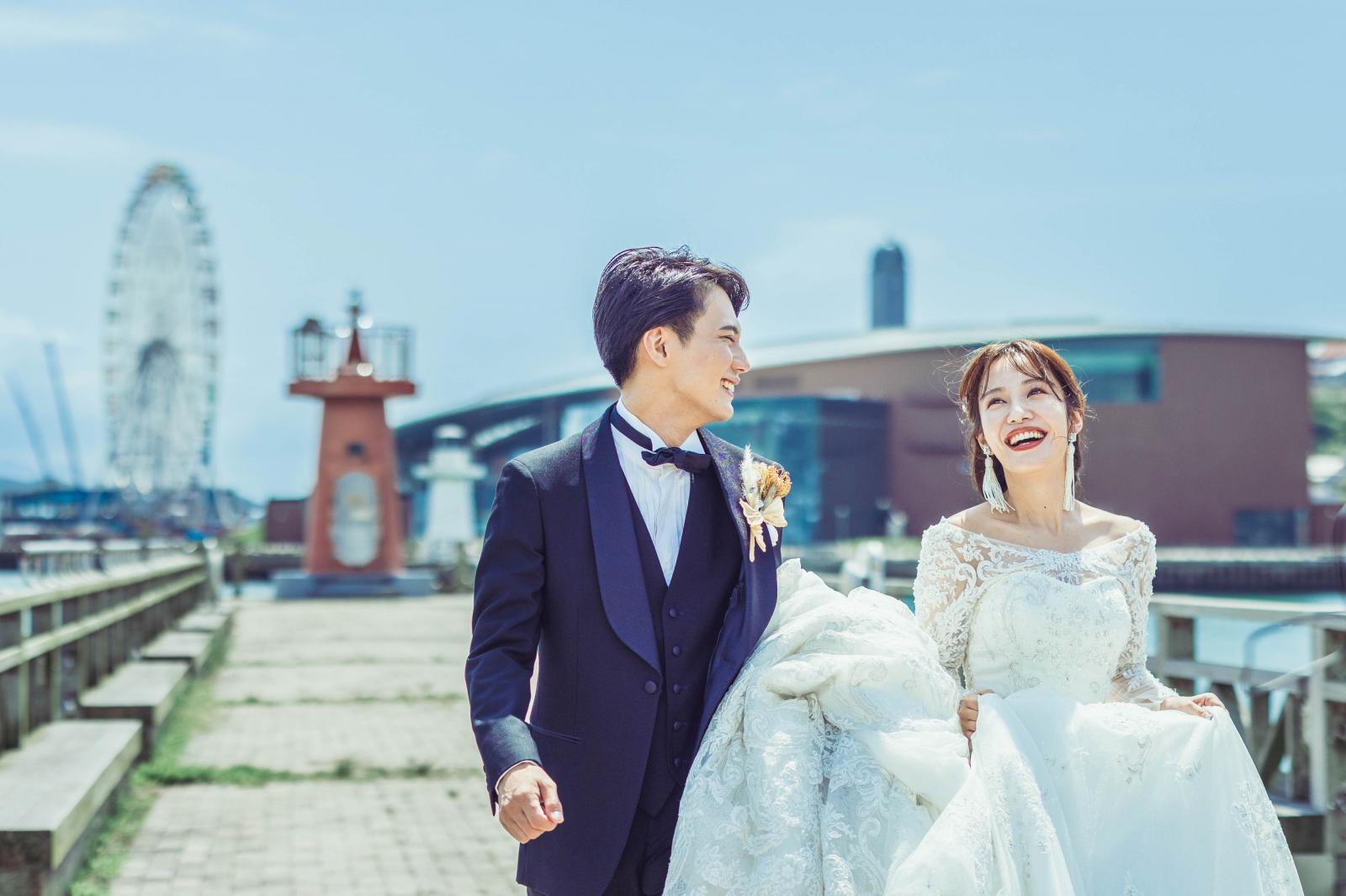 青空の下での撮影もいかがですか