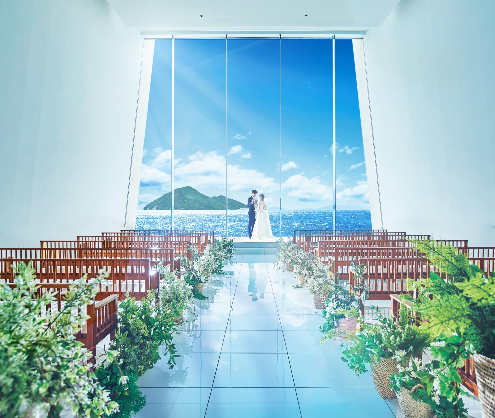 1日2組限定の非日常的な空間でプライベート感満載の結婚式を