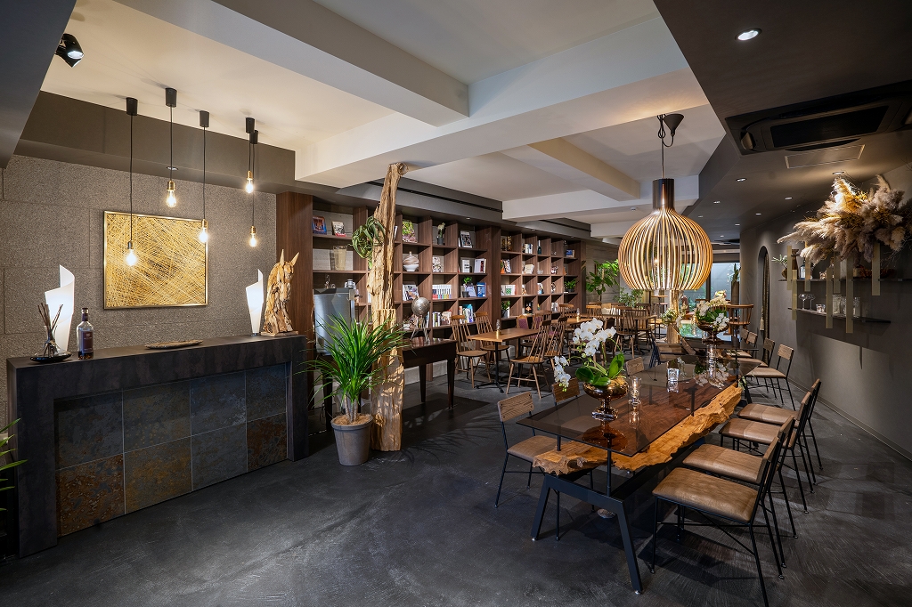 ゲストを最初にお迎えするウェイティングロビー