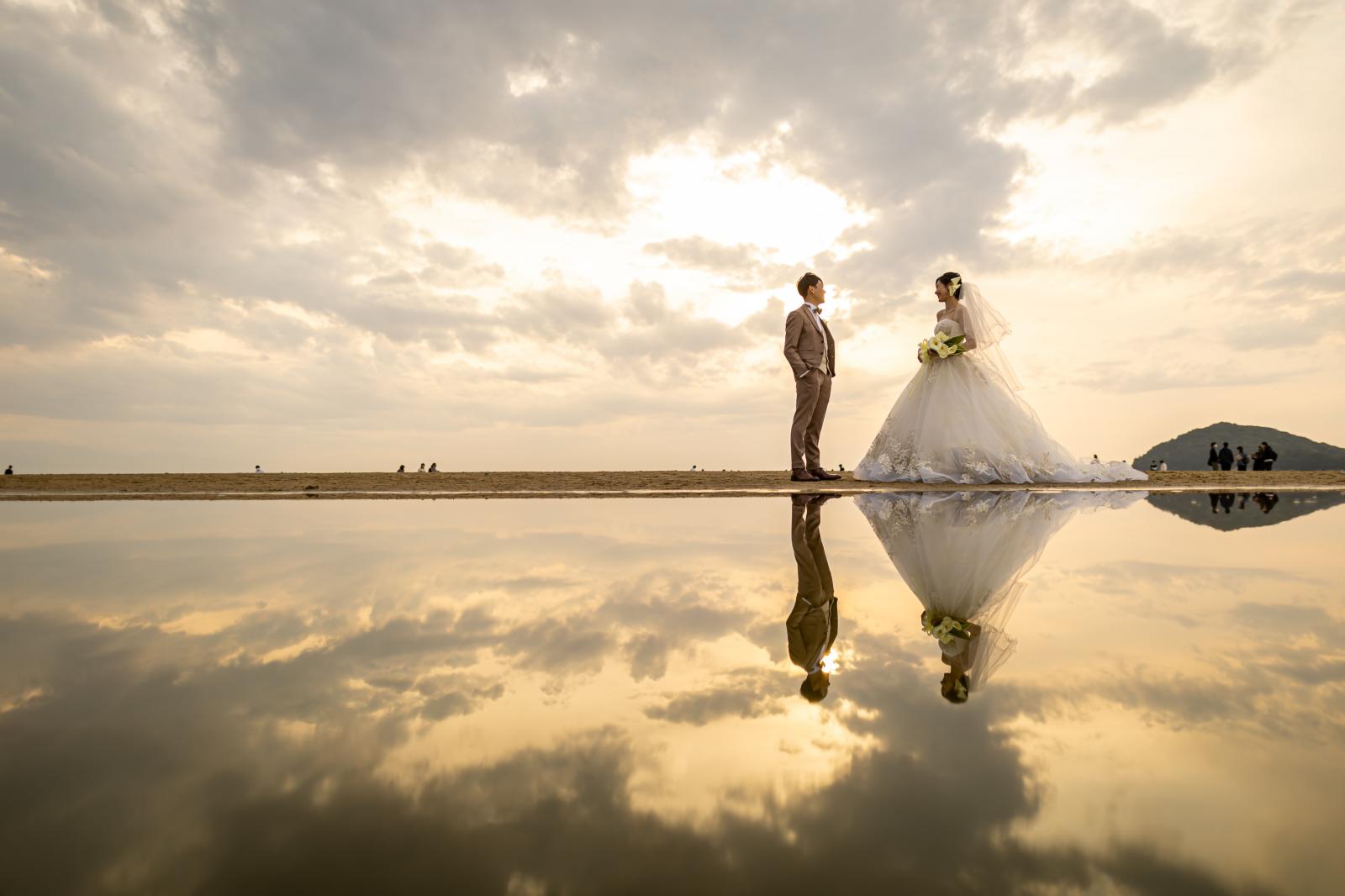 日本のウユニ塩湖「父母ヶ浜」