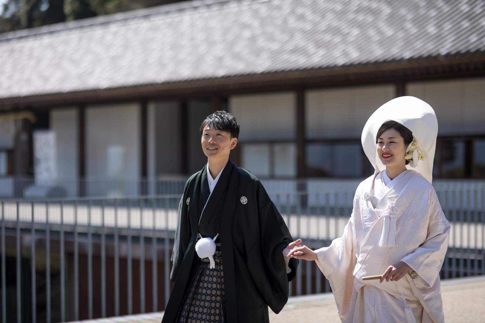 境内でゆっくりロケーション撮影