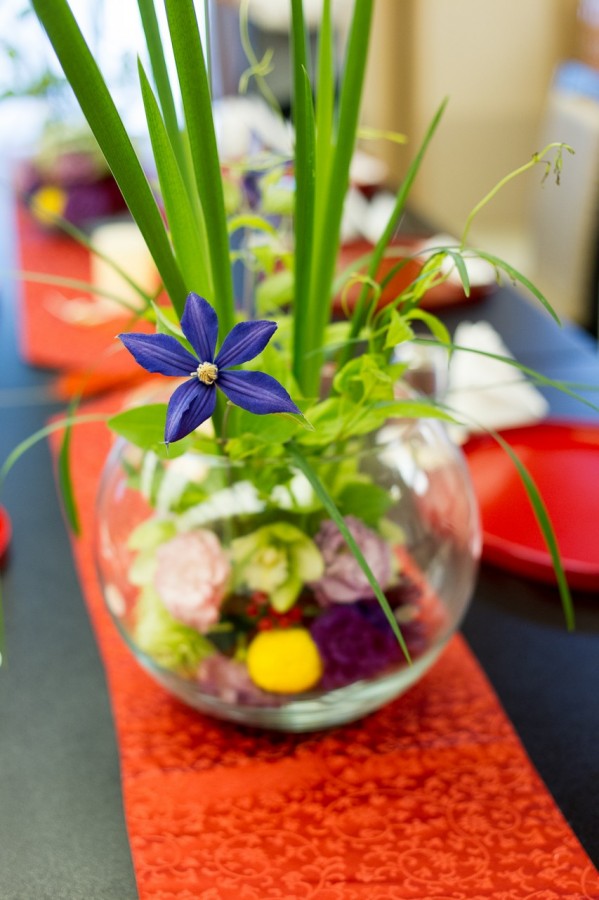 季節の装花でコーディネイト
