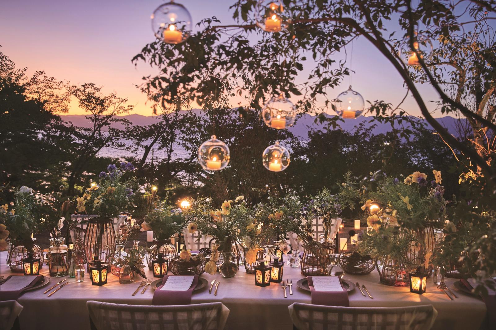 アフターパーティで過ごすゲストとの寛ぎの時間