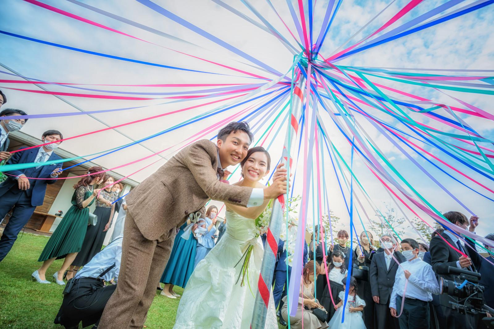 広大なガーデンだからこそ、叶えられる演出も幅広くご提案。見たことも聞いたこともない演出が盛り沢山。