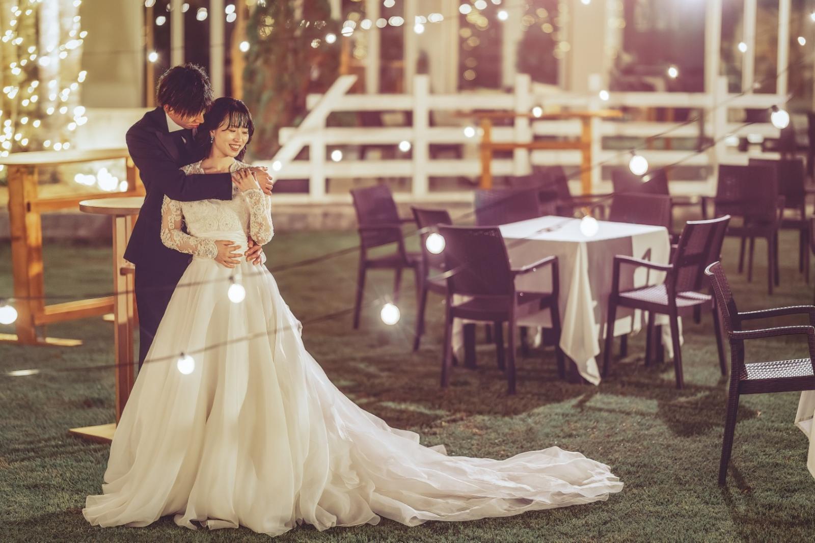 海外のようなナイトガーデンでのパーティも実現可能